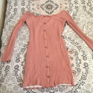 Off the shoulder tight fitted dress